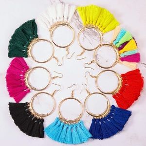Yellow or Green Fashion Tassel Earrings **FREE WITH PURCHASE**